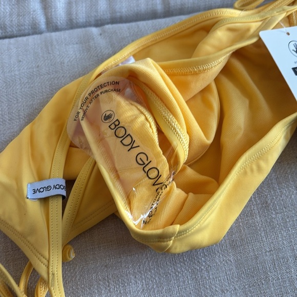 Body Glove Women's Standard Smoothies Tie Side Bikini Bottom Swimsuit, Canary XL - Picture 10 of 10